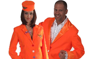 Oranje kostuums