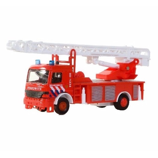 Brandweer ladderwagen 15 cm