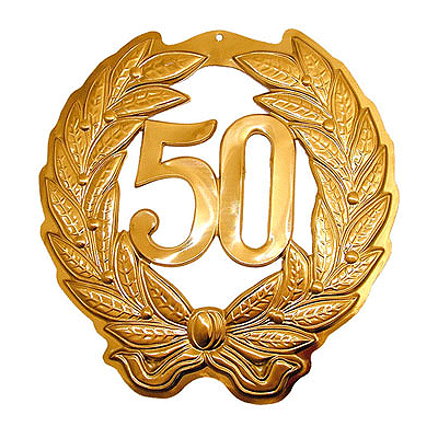 Jubileum krans 50 jaar goud