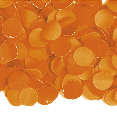 Oranje confetti een zak van 2 kg