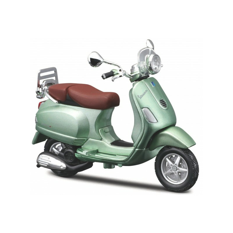 Model scooter/speelgoed scooter Vespa LXV - groen - schaal 1:18/10 x 4 x 5 cm
