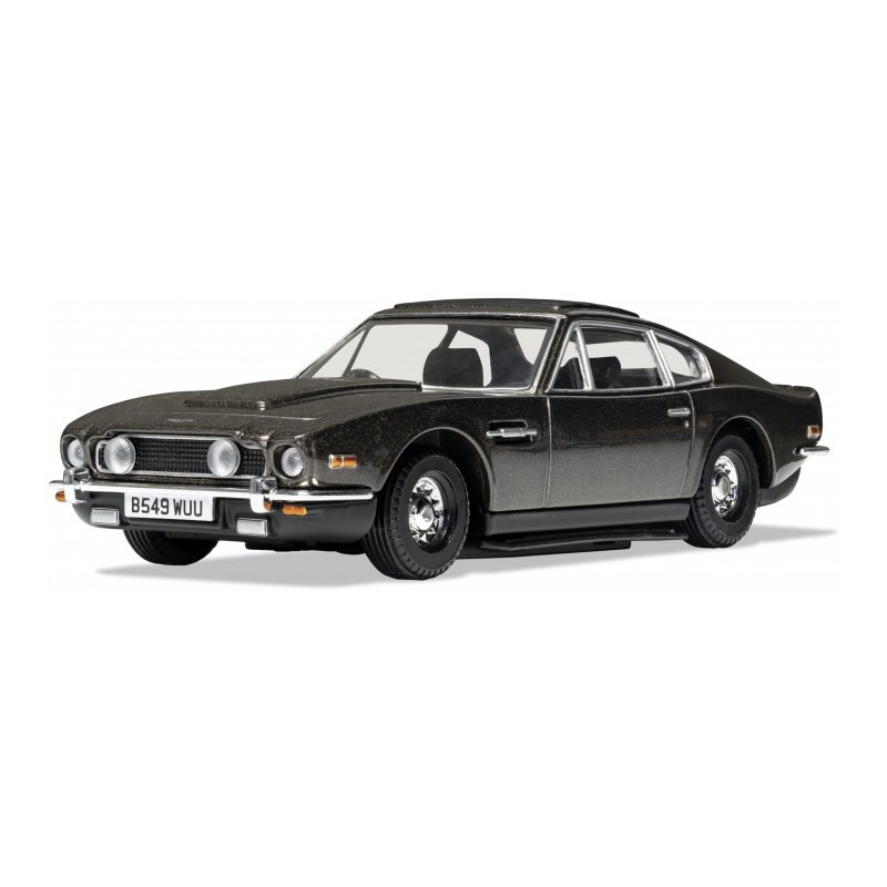 Modelauto Aston Martin V8 Vantage James Bond schaal 1:36 olijfgroen 13 x 5 x 3 cm