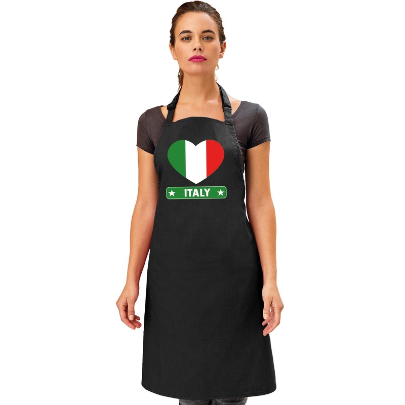 Schort Italiaans restaurant hart Italie