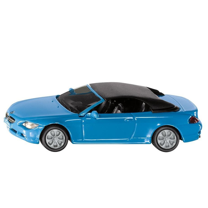 Siku BMW 645I speelgoed modelauto blauw 10 cm