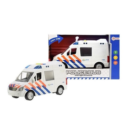 Speelgoedauto politiewagen 17 x 28 x 12 cm