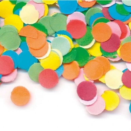 1 kilo Carnavals confetti gekleurd