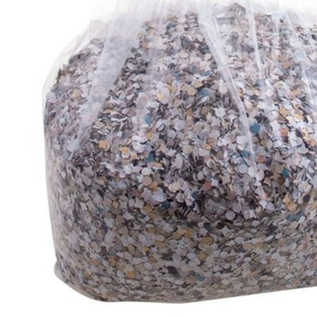 Gerecyclede confetti zak van 10 kilo
