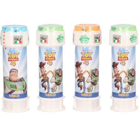 10x Disney Toy Story bellenblaas flesjes met bal spelletje in dop 60 ml voor kinderen