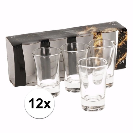 Shooter glasses 5 cl 12 pieces