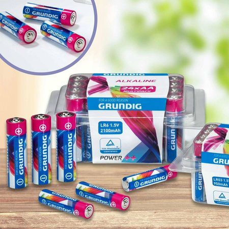 24x Discount pack  AA alkaline batteries