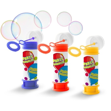 24x Bellenblaas Party Bubbles 60 ml speelgoed voor kinderen