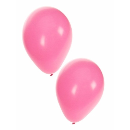 25 light pink balloons