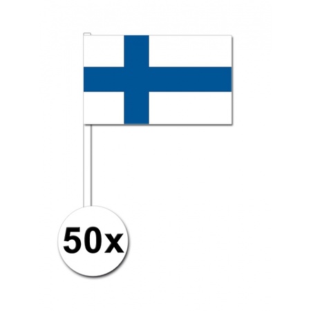 Finland zwaai vlaggetjes 50 stuks