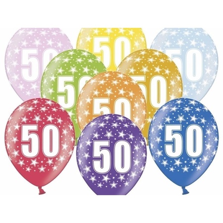 50 years birthday party decoration package guirlandes/balloons/party letters