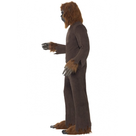 Bruine apen kostuum voor volwassenen