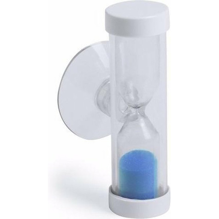 Bathroom hourglass 2 minutes blue