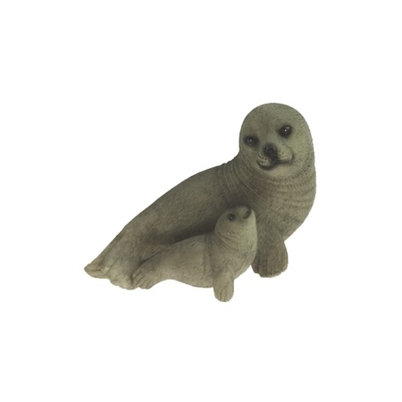 Polystone beeldje zeehond 11 cm