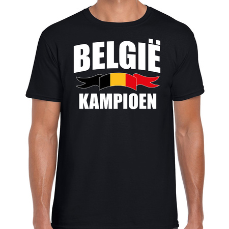 Belgie kampioen supporter shirt black for men