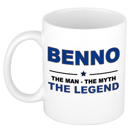 Benno The man, The myth the legend pensioen cadeau mok/beker 300 ml