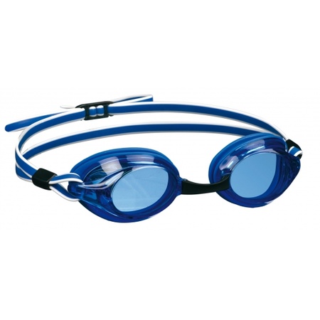 Zwembril met UV bescherming blauw/wit