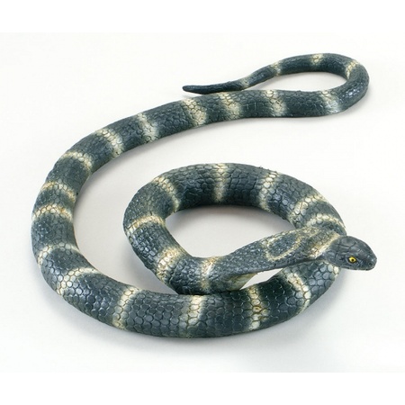 Rubber cobra snake