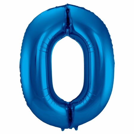 Number 70 balloon blue 86 cm