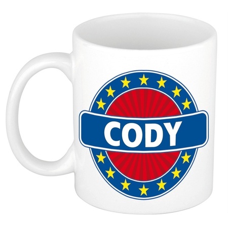 Kado mok voor Cody