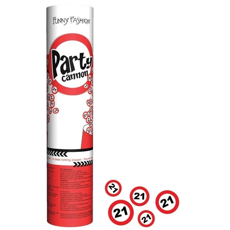 Party popper traffic sign 21