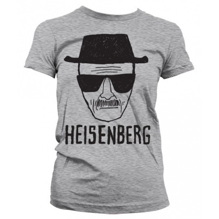 Ladies T-shirt Breaking Bad Heisenberg grey
