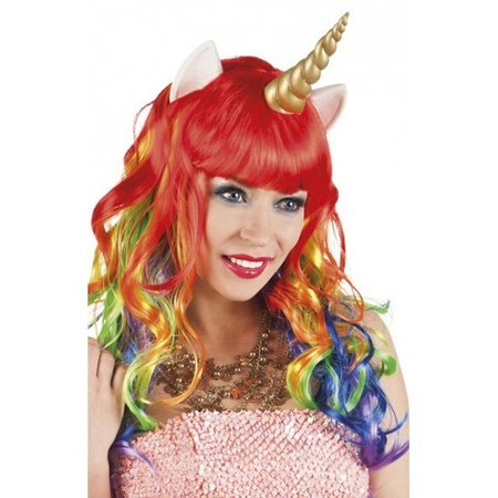 Unicorn rainbow wig