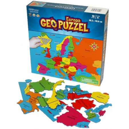 Kinder puzzel van Europa