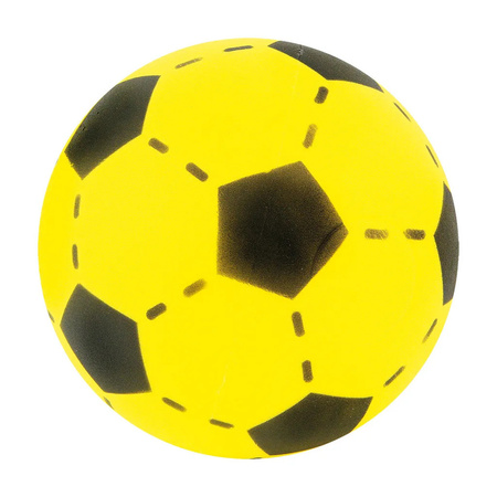Foam Voetbal - soft - geel - 20 cm