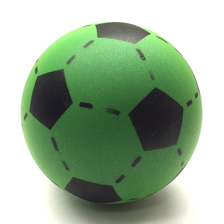 Foam Voetbal - soft - groen - D20 cm