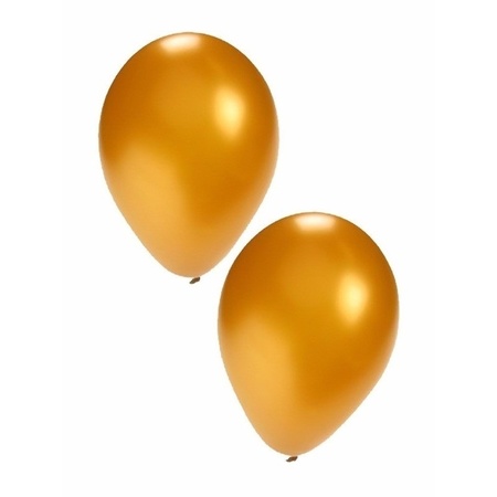 Gouden party ballonnen 300st
