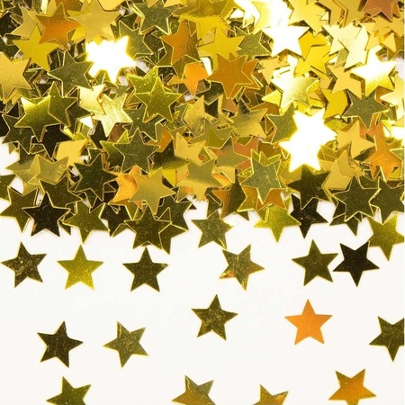 Golden stars confetti bag of 28 gram