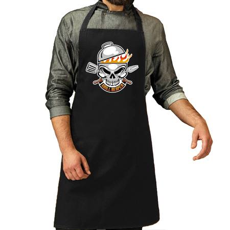 Grill reaper apron black for men