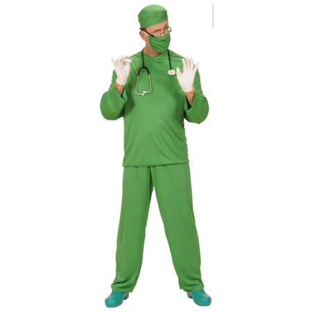 Complete chirurg verkleedkleding outfit