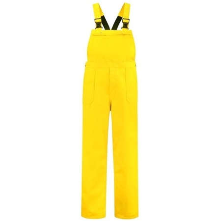 Big size yellow dungarees for adults