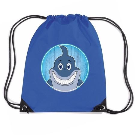 Shark nylon bag blue 11 liter