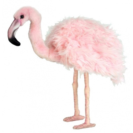Grote flamingo knuffel 38 cm