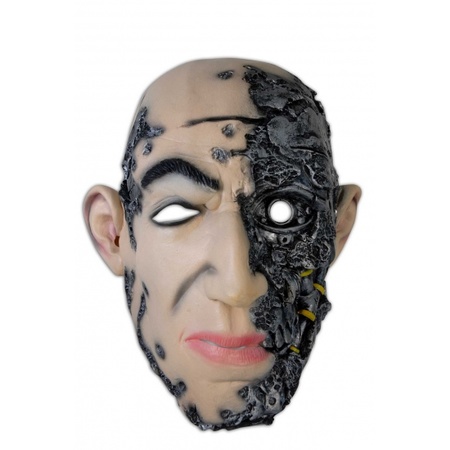 Halloween feest masker cyborg