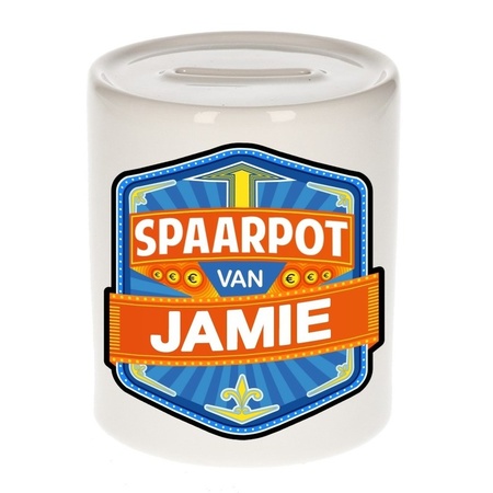 Kinder cadeau spaarpot voor een Jamie