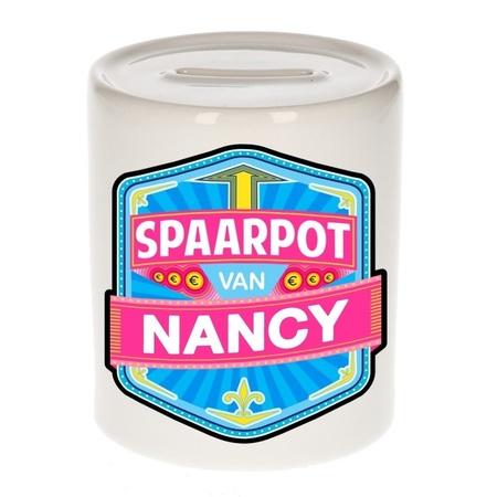 Kinder cadeau spaarpot voor een Nancy