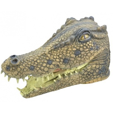 Krokodillen masker van rubber