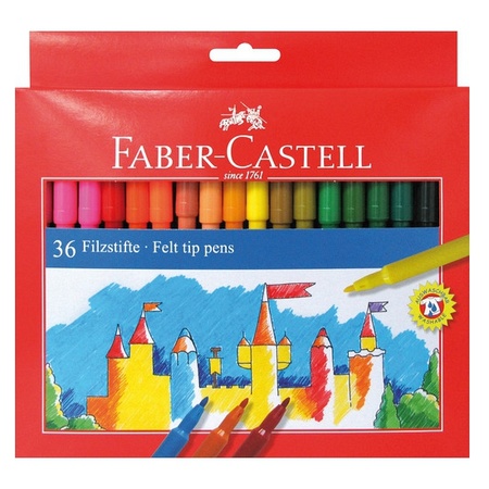Felt-tip pens colored 36 pieces