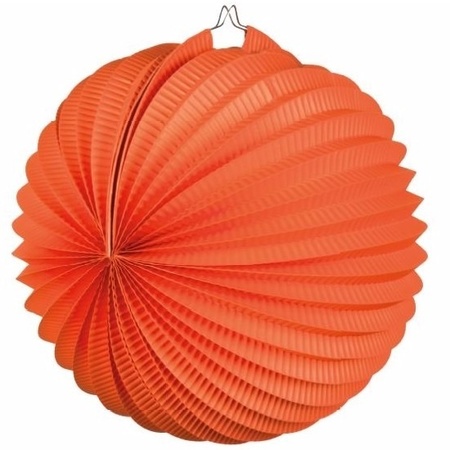 Oranje lampionnen 22 cm