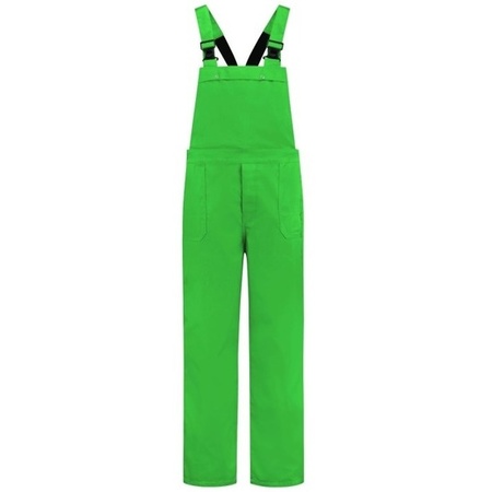 Green dungarees for children
