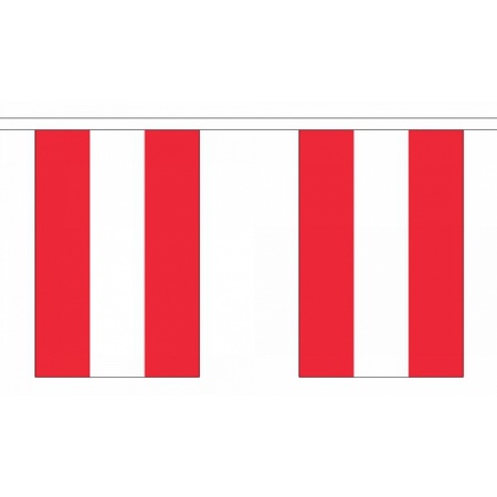 Rechthoekige vlaggenlijn Oostenrijk