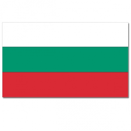 Landen vlag van Bulgarije