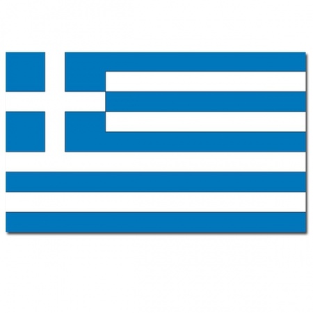 Landen vlaggen van Griekenland
